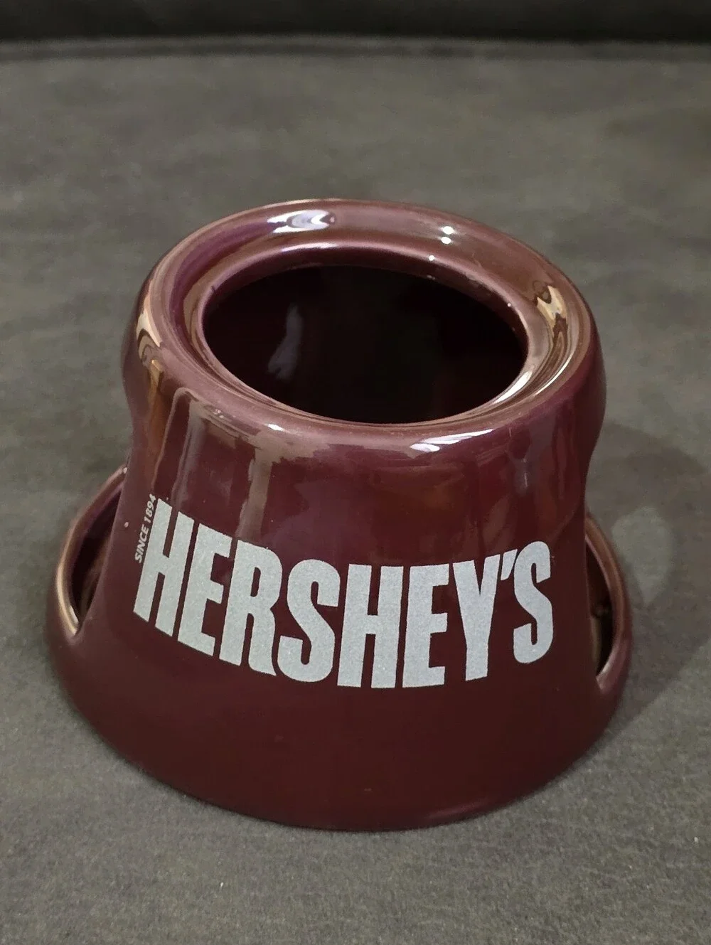 Ceramic Candy Warmer - Burgundy